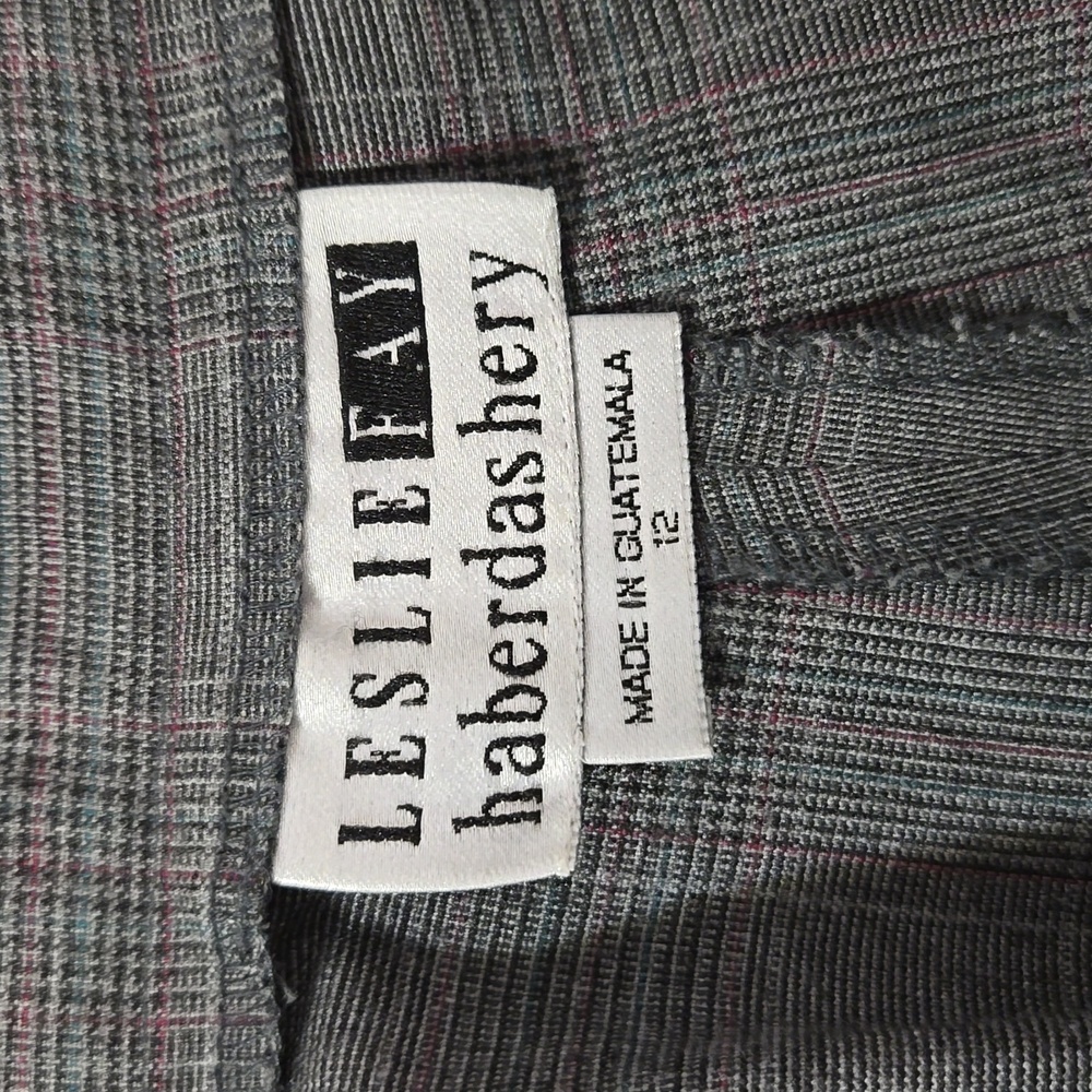 Plaid Crop Trousers - Picture 6 of 9